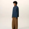 Blue Cotton Ami De Coeur Overshirt