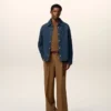 Blue Cotton Ami De Coeur Overshirt