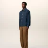 Blue Cotton Ami De Coeur Overshirt