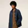 Blue Cotton Ami De Coeur Overshirt