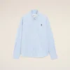 Blue Cotton Ami De Coeur Oxford Shirt Blue Cotton Ami De Coeur Oxford Shirt