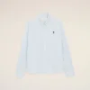 Blue Cotton Ami De Coeur Oxford Shirt Blue Cotton Ami De Coeur Oxford Shirt