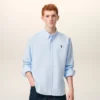 Blue Cotton Ami De Coeur Oxford Shirt Blue Cotton Ami De Coeur Oxford Shirt