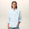 Blue Cotton Ami De Coeur Oxford Shirt Blue Cotton Ami De Coeur Oxford Shirt