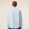 Blue Cotton Ami De Coeur Oxford Shirt Blue Cotton Ami De Coeur Oxford Shirt
