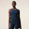 Blue Cotton Ami De Coeur Tanktop