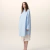 Blue Cotton Ami De Coeur Wide Shirt Dress