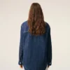 Blue Cotton Ami De Coeur Worker Overshirt
