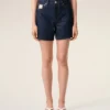 Blue Cotton Ami Paris Heritage Label Shorts