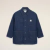 Blue Cotton Ami Paris Heritage Label Worker Jacket