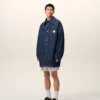 Blue Cotton Ami Paris Heritage Label Worker Jacket