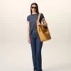 Blue Cotton Bootcut Fit Jeans