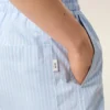Blue Cotton Elasticated Shorts Blue Cotton Elasticated Shorts