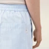 Blue Cotton Elasticated Shorts Blue Cotton Elasticated Shorts