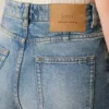 Blue Cotton Flare Fit Jeans