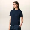 Blue Cotton Red Ami De Coeur Tshirt