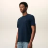 Blue Cotton Red Ami De Coeur Tshirt