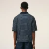 Blue Cotton Striped Ami De Coeur Polo Blue Cotton Striped Ami De Coeur Polo
