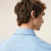 Blue Cotton Tailor Embroidered Ami De Coeur Shirt Blue Cotton Tailor Embroidered Ami De Coeur Shirt