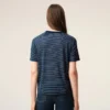 Blue Striped Cotton Ami De Coeur T-Shirt Blue Striped Cotton Ami De Coeur T-Shirt