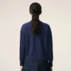 Blue Wool Ami De Coeur Cardigan