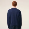 Blue Wool Ami De Coeur Cardigan