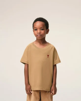 Brown Cotton Ami De Coeur T-Shirt Brown Cotton Ami De Coeur T-Shirt