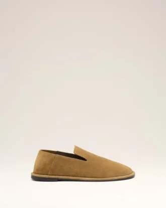 Brown Cow Leather Midi Slippers Brown Cow Leather Midi Slippers