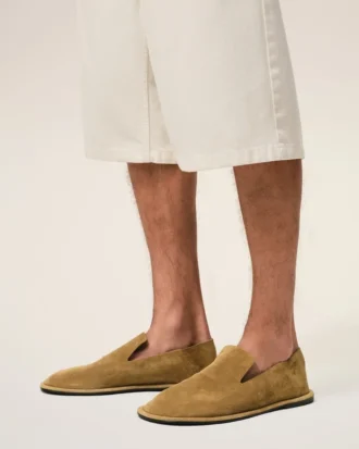 Brown Cow Leather Midi Slippers Brown Cow Leather Midi Slippers