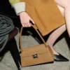 Brown Cow Leather Small Mimi Bag Brown Cow Leather Small Mimi Bag