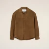 Brown Leather Overshirt Brown Leather Overshirt