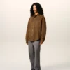 Brown Leather Overshirt Brown Leather Overshirt