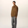 Brown Leather Overshirt Brown Leather Overshirt