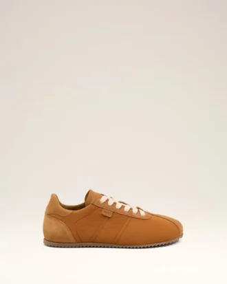 Brown Nylon Soft Sneakers Brown Nylon Soft Sneakers