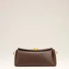 Brown  Smooth Leather Carrousel Bag