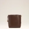 Brown Smooth Leather Carrousel Bucket Bag