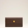 Brown Smooth Leather Carrousel Continental Wallet