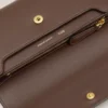 Brown Smooth Leather Carrousel Continental Wallet
