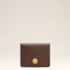 Brown Smooth Leather Carrousel Folded Wallet