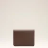 Brown Smooth Leather Carrousel Folded Wallet