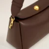 Brown Smooth Leather Carrousel Medium Bag