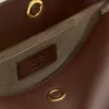 Brown Smooth Leather Carrousel Medium Bag