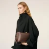 Brown Smooth Leather Carrousel Medium Bag