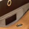 Brown Suede Leather Carrousel Medium Bag