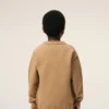 Brown Wool Ami De Coeur Crewneck Sweater