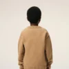 Brown Wool Ami De Coeur Crewneck Sweater