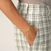 Gold Brass Ami De Coeur 2 in 1 Chain Necklace