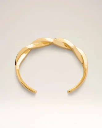 Gold Brass Tresse Bracelet Gold Brass Tresse Bracelet