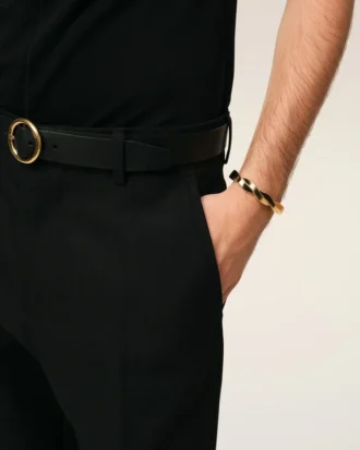 Gold Brass Tresse Bracelet Gold Brass Tresse Bracelet