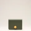 Green Cow Leather Carrousel Folded Wallet